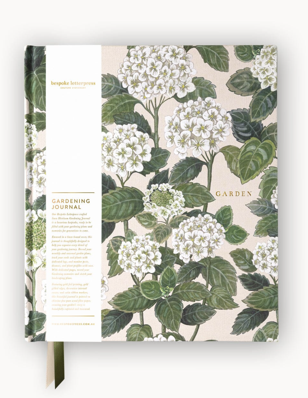 Bespoke Heirloom Gardening Journal - Hydrangea