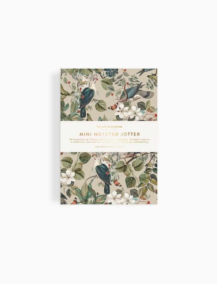 Bespoke Notepad Mini Jotter - Botanical Grove
