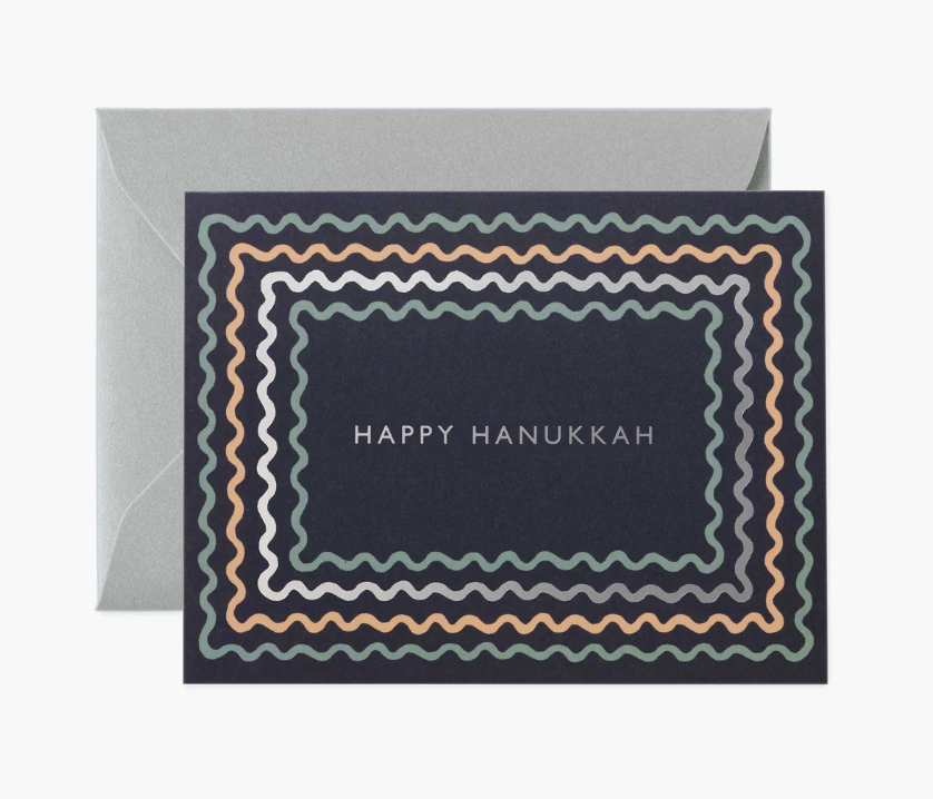 Rifle Paper Co Card - Hanukkah Ribbon