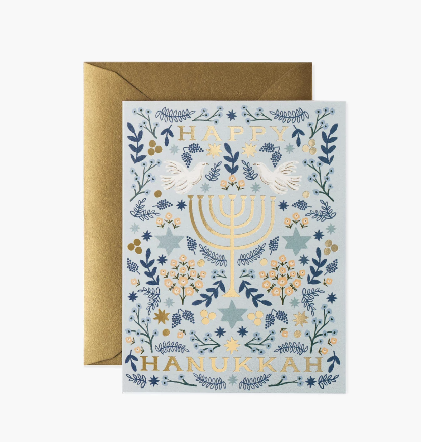 Rifle Paper Co Card - Hanukkah Menorah