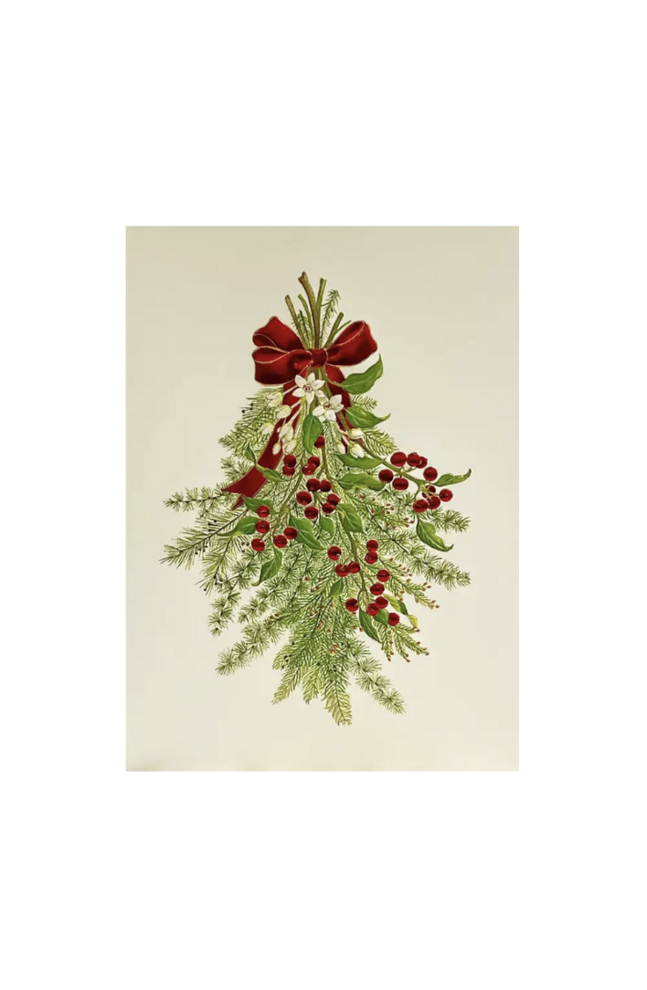 Paula Skene Card - Holiday Greens