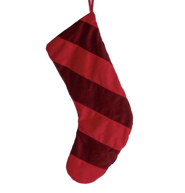 Velvet Stocking - Red