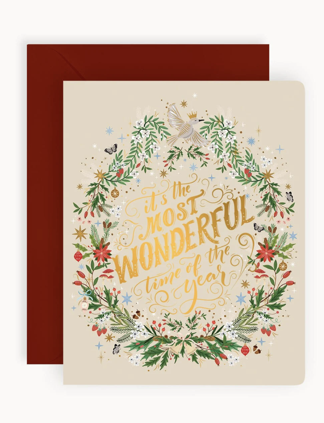 Bespoke Card - It's The Most Wonderful Time Of The Year
