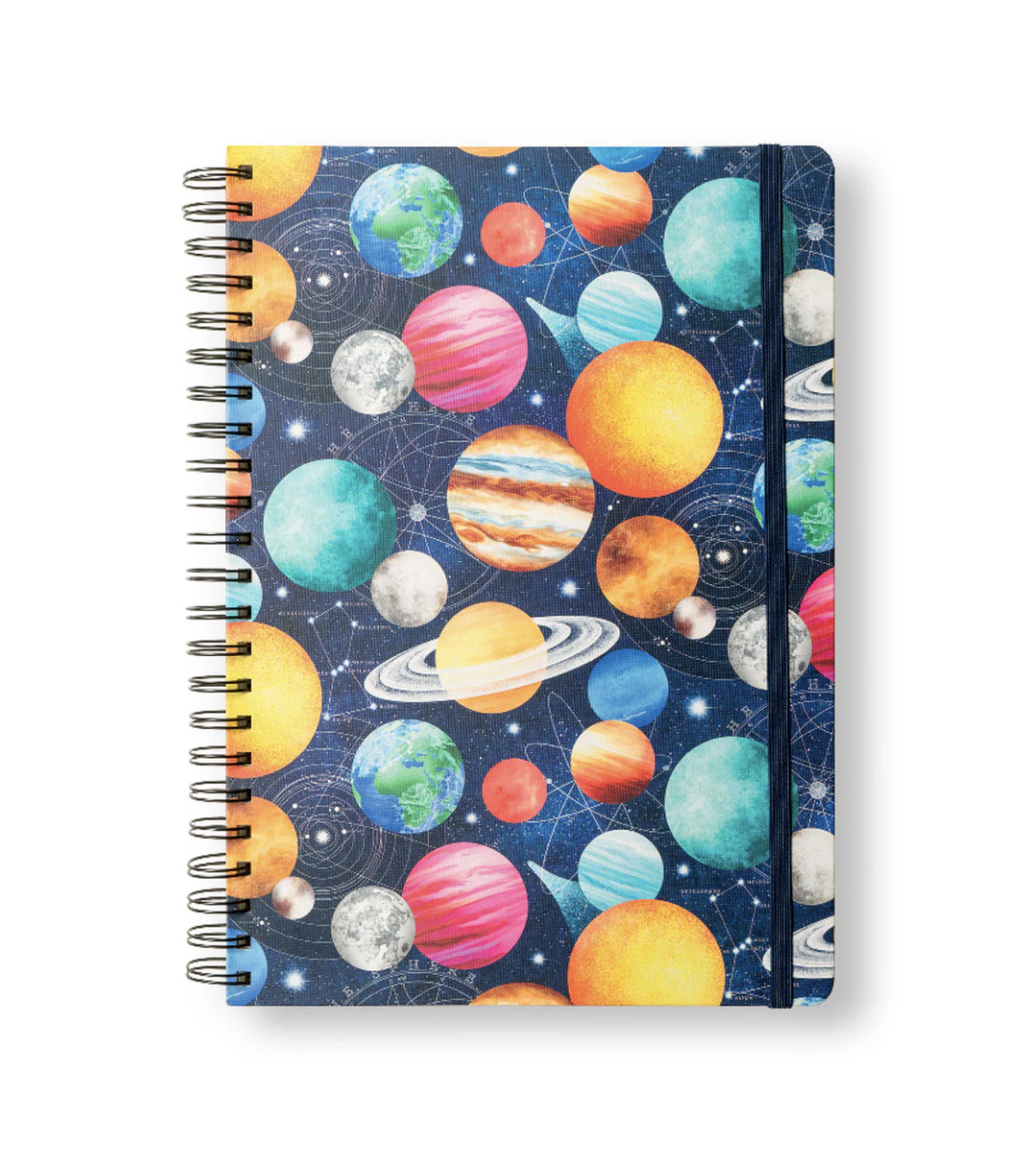 The Art File A4 Wiro Hardback Notebook - Cosmos