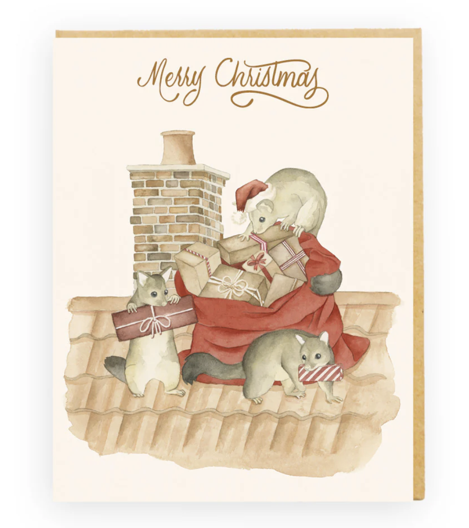 Squirrel Card - Brushtail Bandits