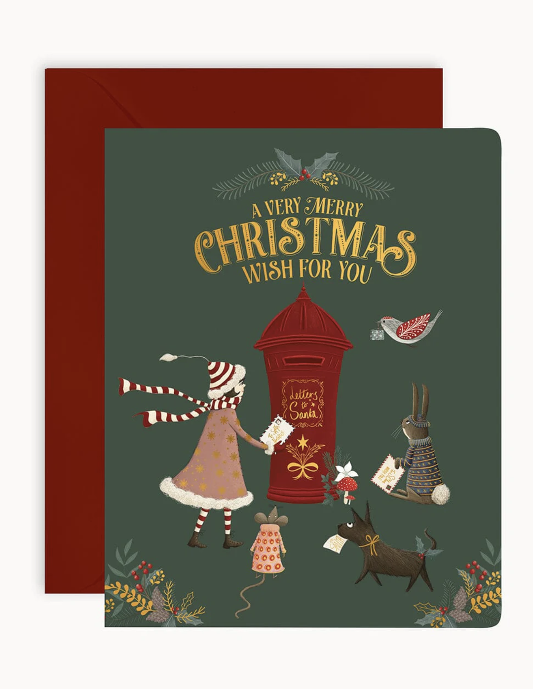 Bespoke Card - A Very Merry Christmas Wish For You