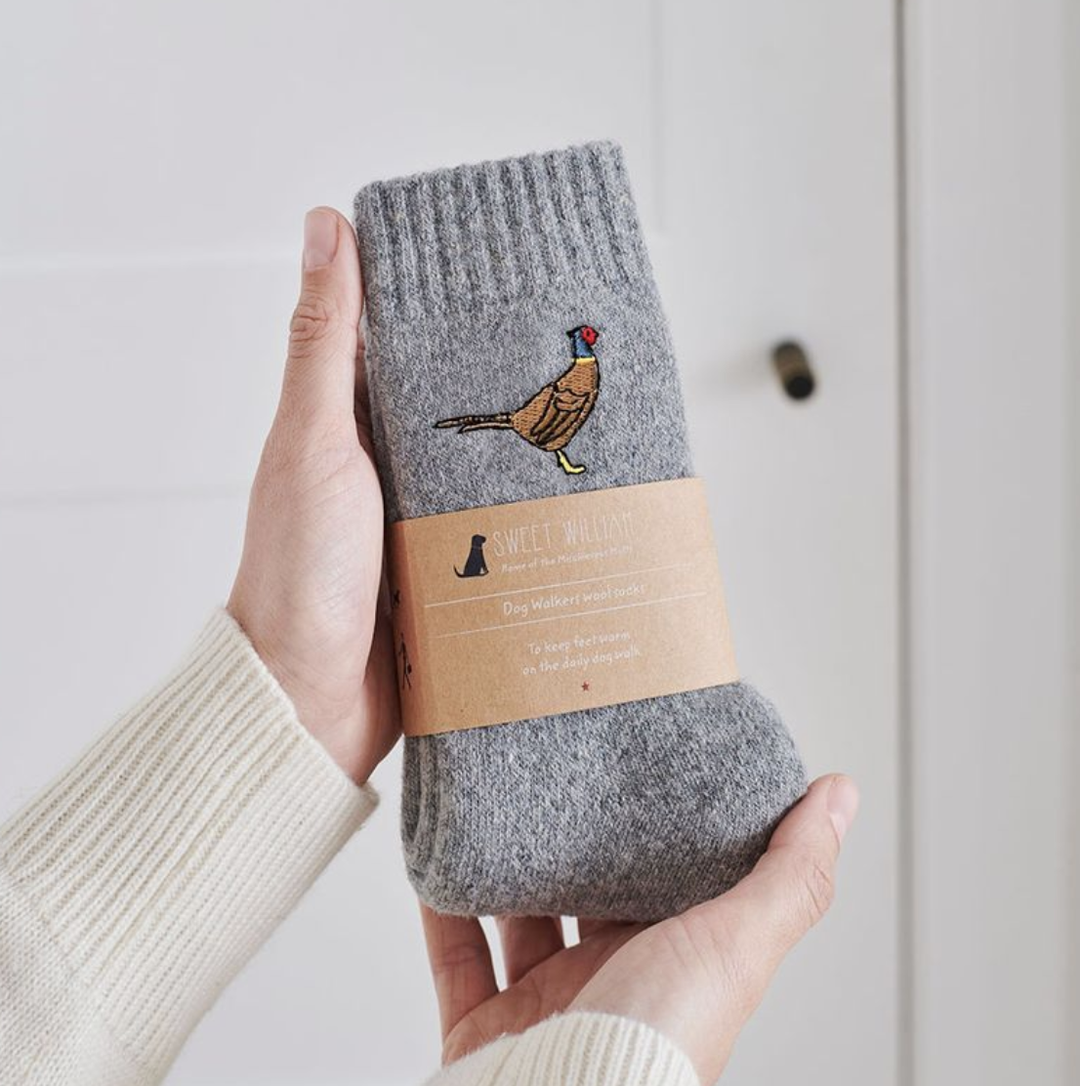 Sweet William Wool Socks - Pheasant