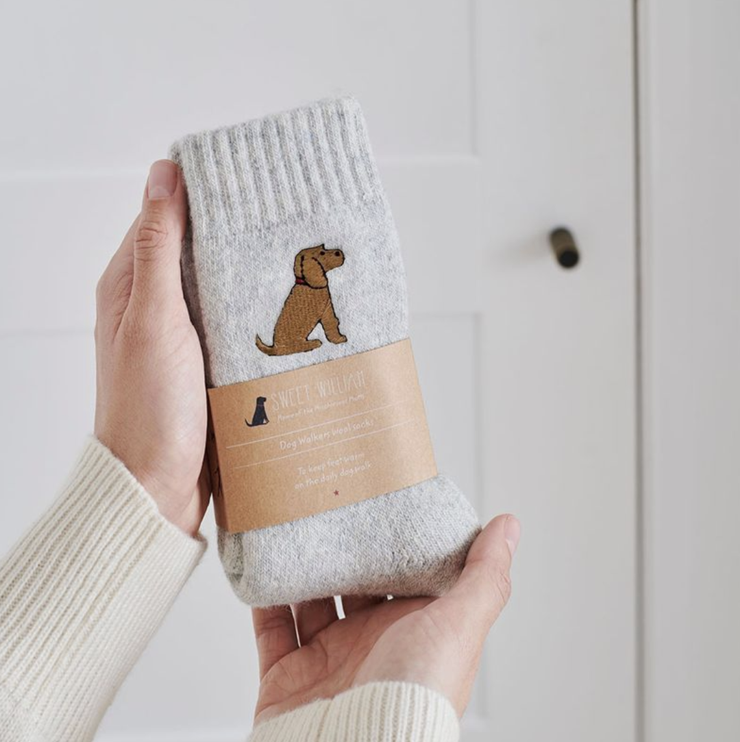Sweet William Wool Socks - Golden Cocker Spaniel