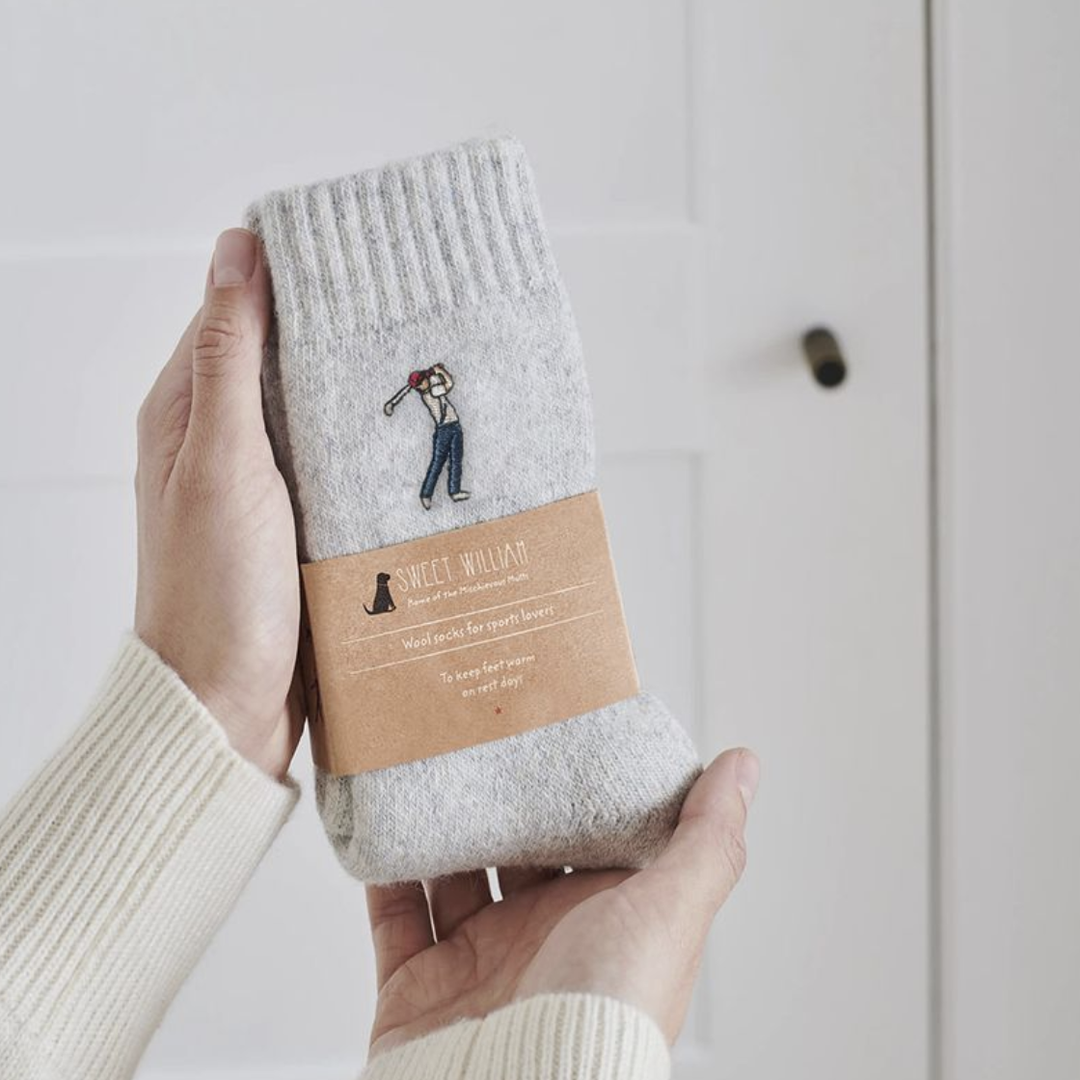 Sweet William Wool Socks - Golfer