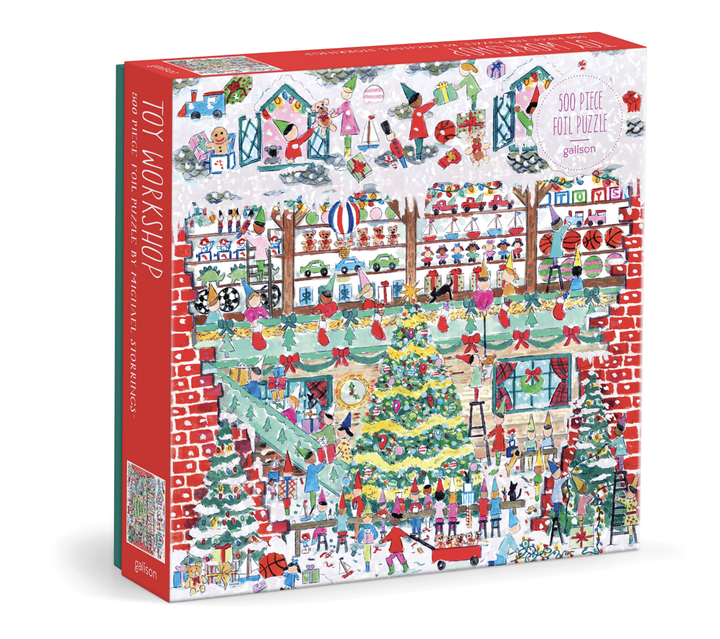 Galison 500 Piece Puzzle - Toy Workshop