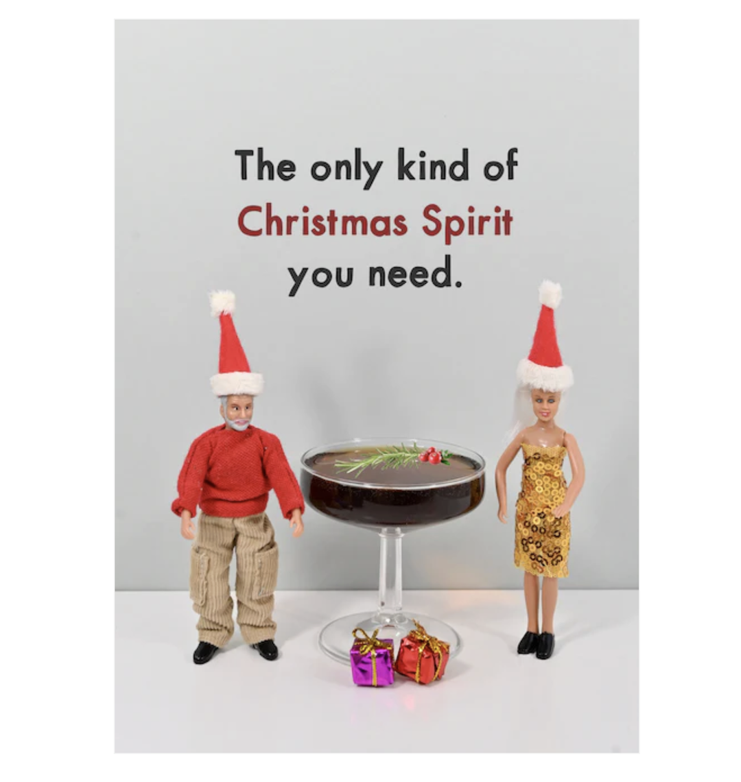 Bold & Bright Card - Xmas Spirit
