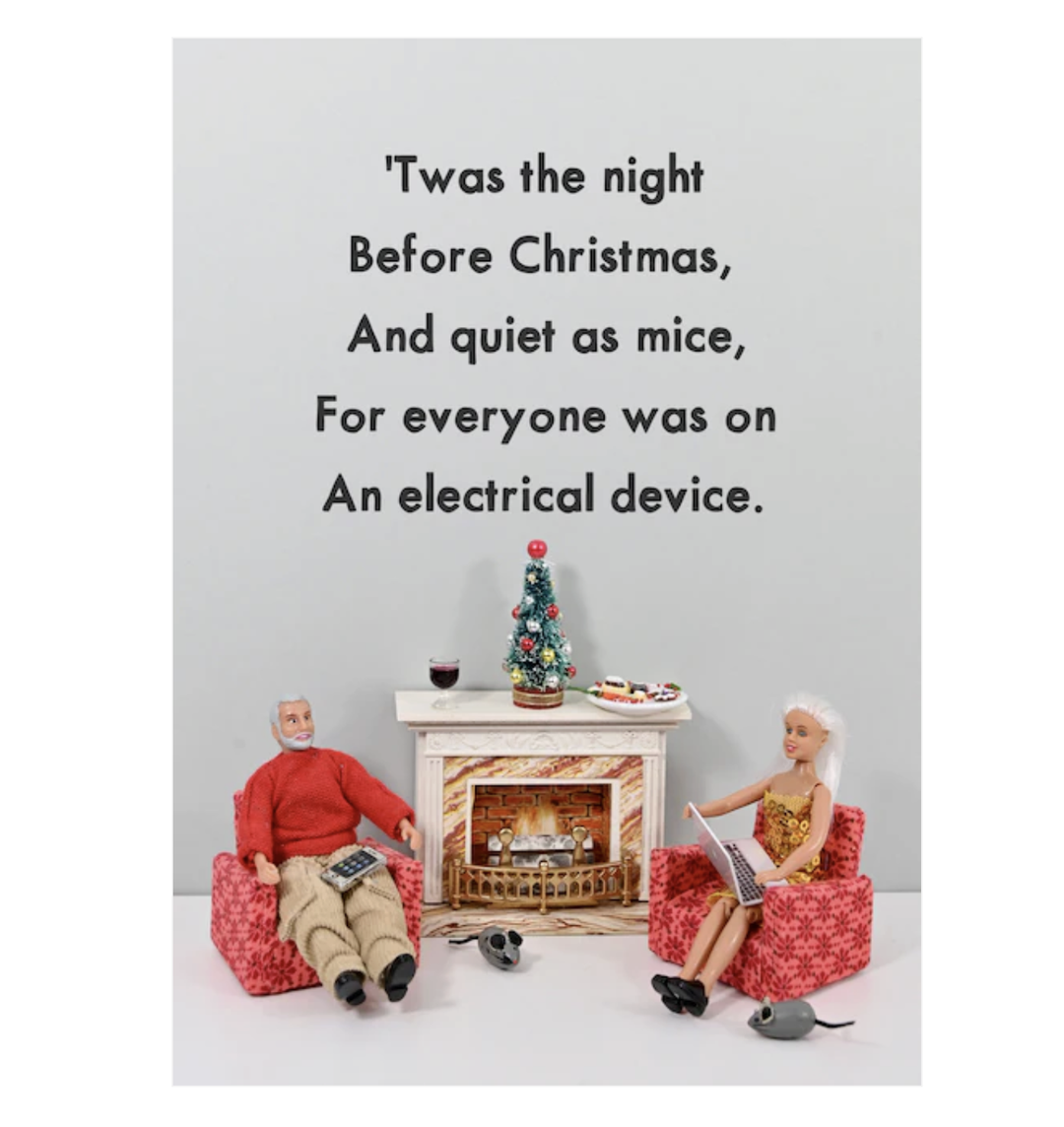Bold & Bright Card - Night Before Xmas