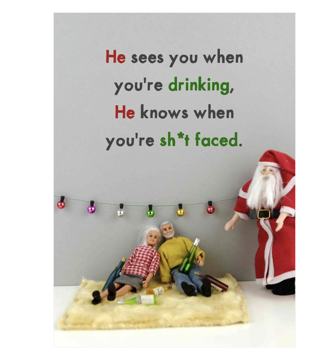 Bold & Bright Card - He Sees You