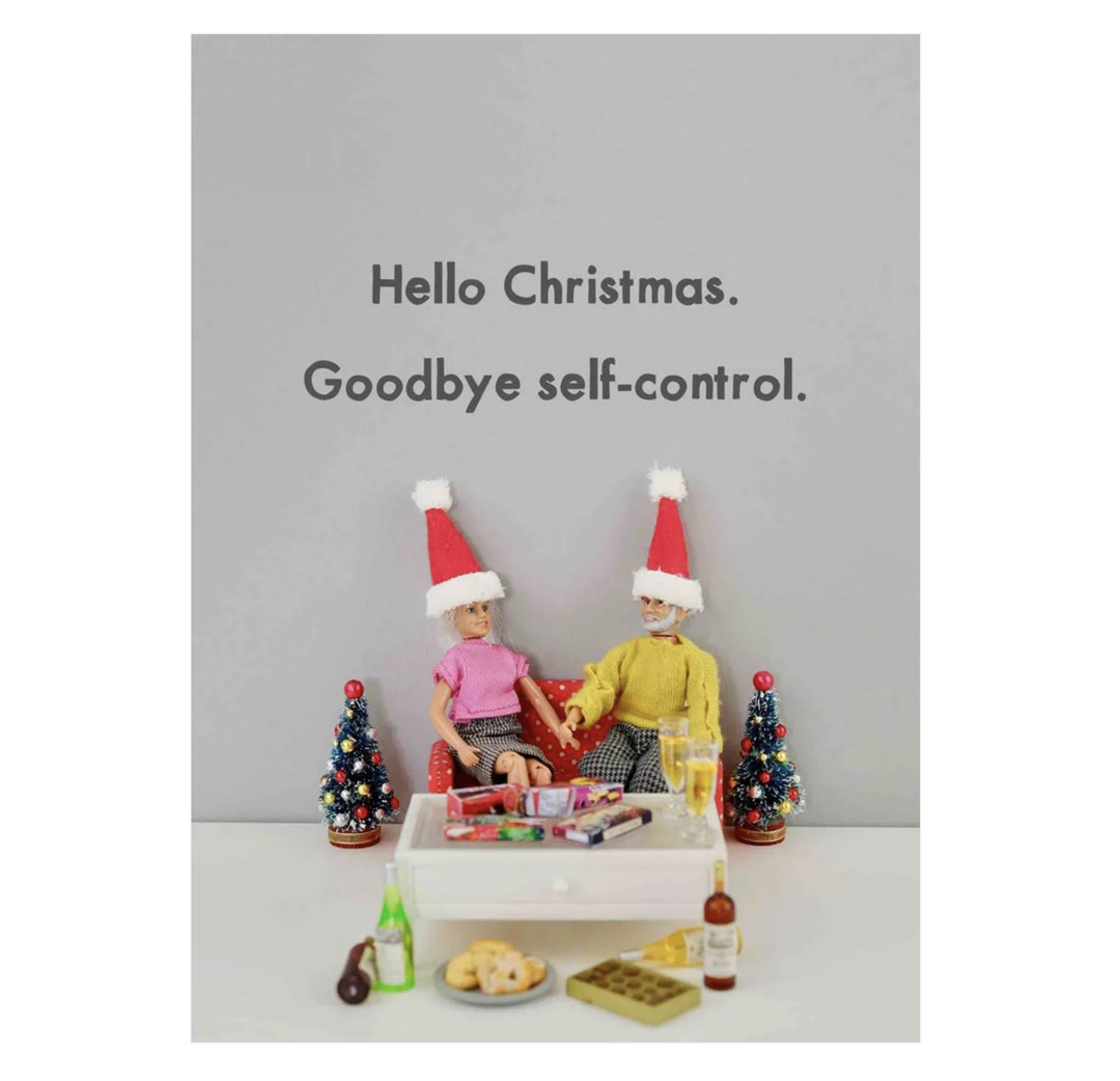 Bold & Bright Card - Goodbye Self Control