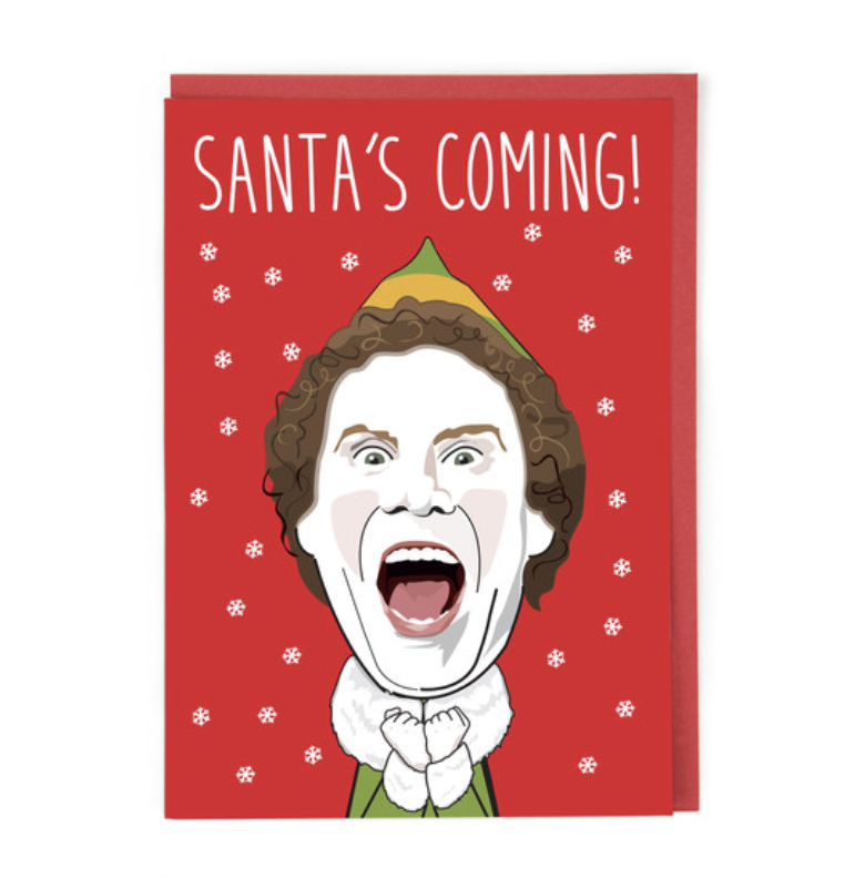 Cath Tate Card - Elf Christmas