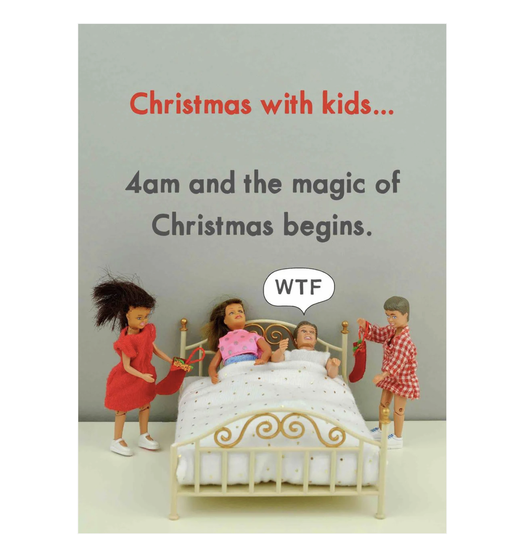 Bold & Bright Card - Xmas Kids