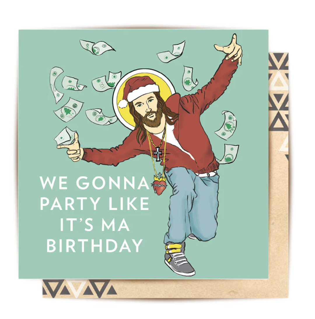 La La Land Christmas Card - Gangster Jesus
