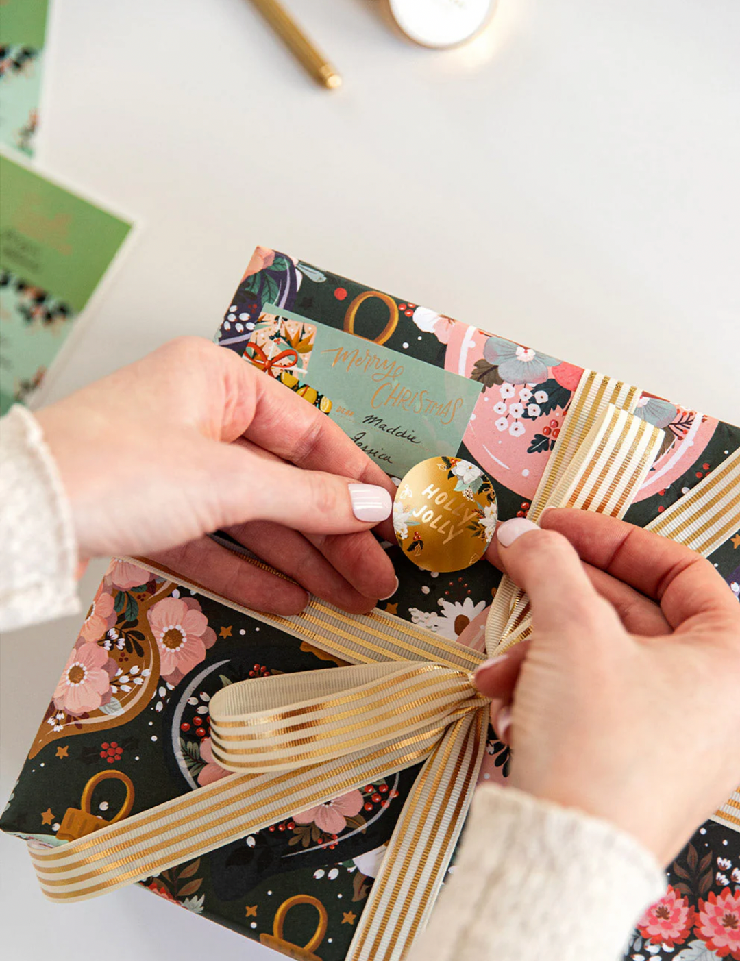 Christmas Stickers - Floral Fields