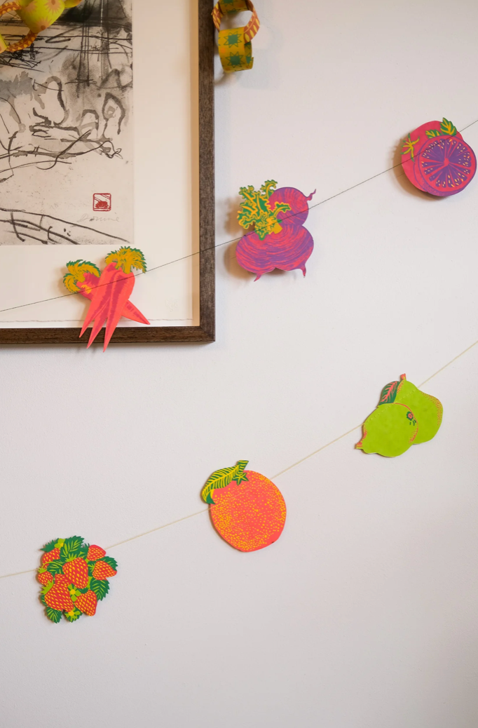 East End Decorative Garland 3m Long -  Vegetable