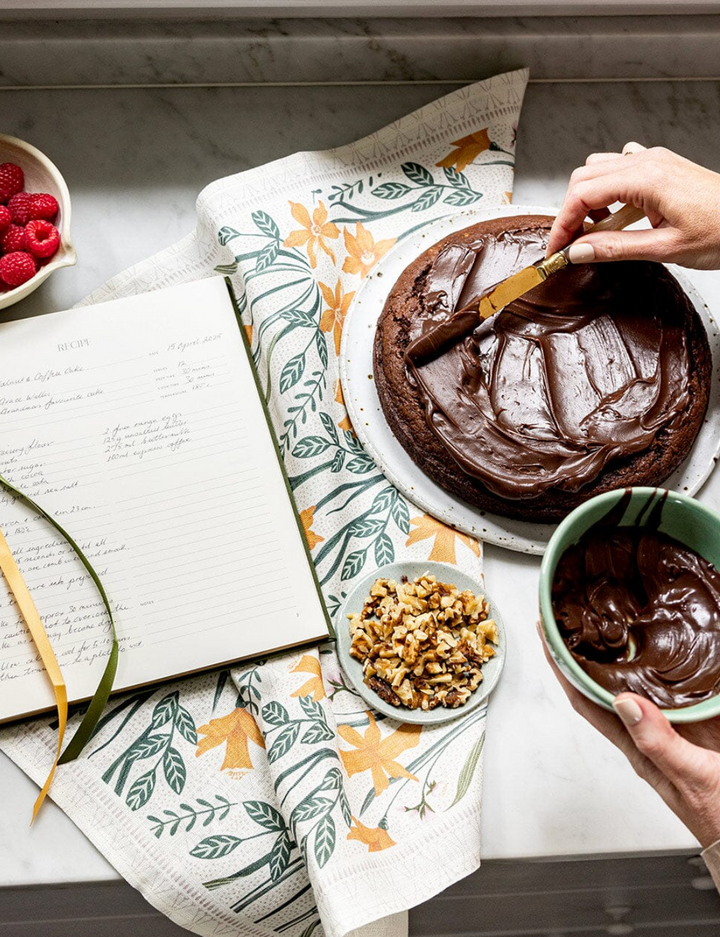 Bespoke Recipe Journal - Basil Green