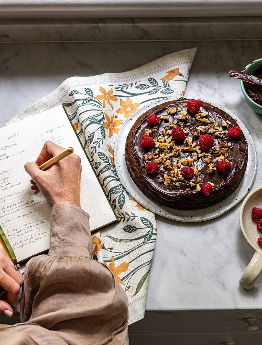 Bespoke Recipe Journal - Basil Green