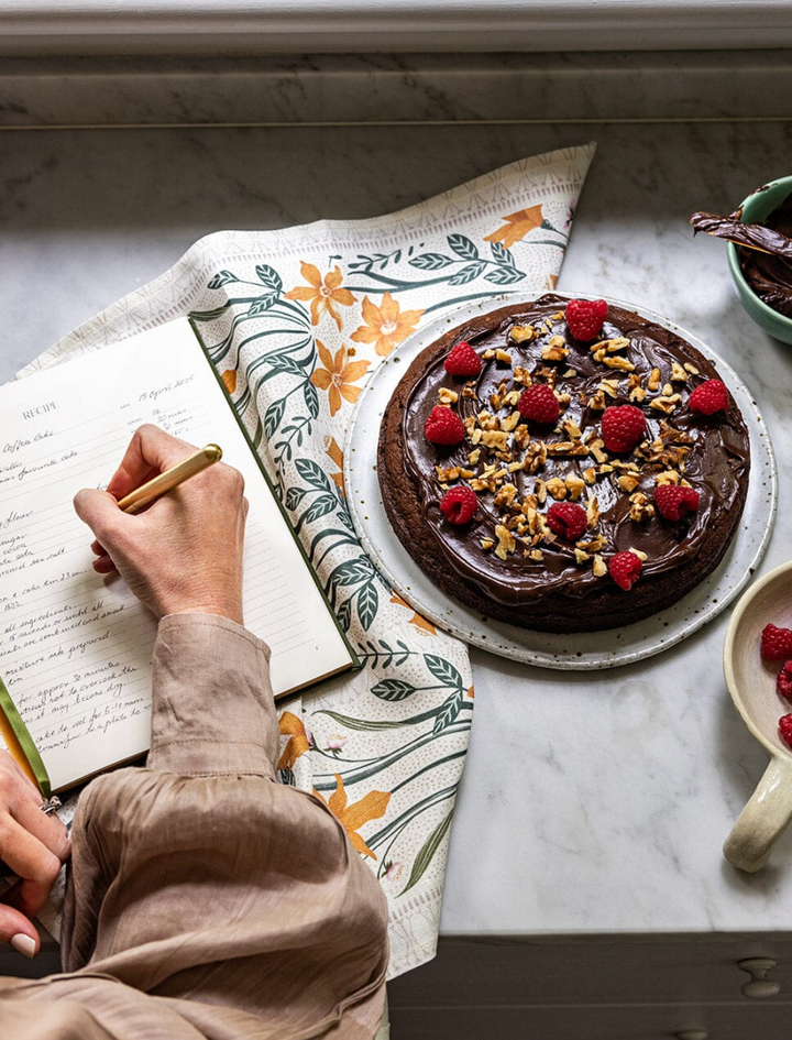 Bespoke Recipe Journal - Basil Green