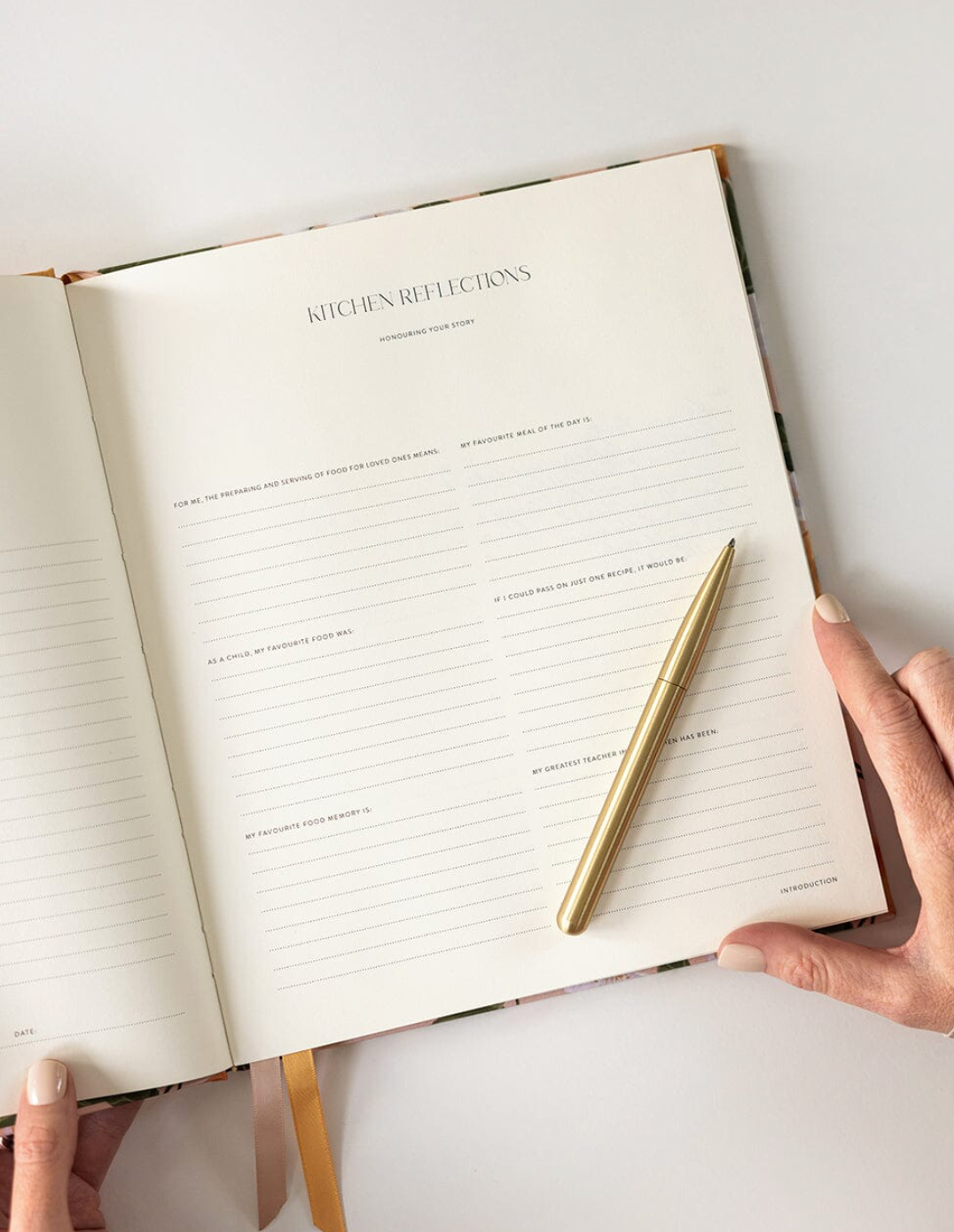 Bespoke Recipe Journal - Peaches