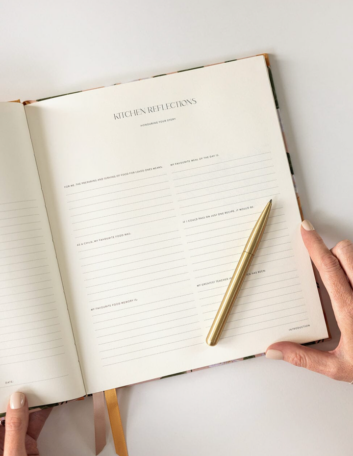 Bespoke Recipe Journal - Peaches