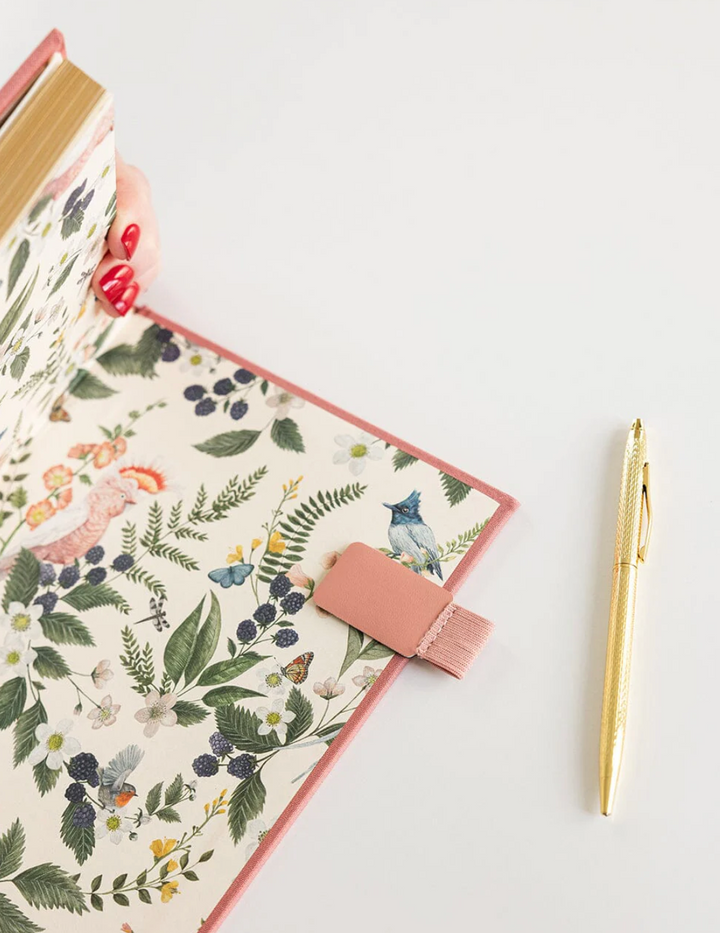 Bespoke Linen Bullet Journal - Tea Rose