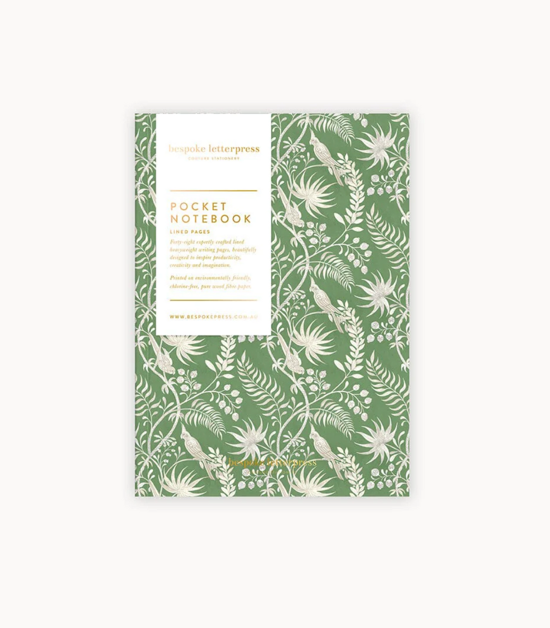 Bespoke Pocket Notebook - Jardin Tropical