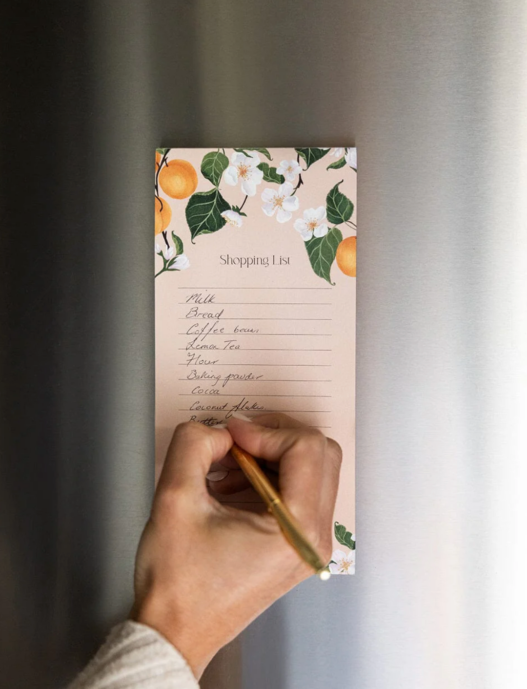 Bespoke Shopping List - Peaches