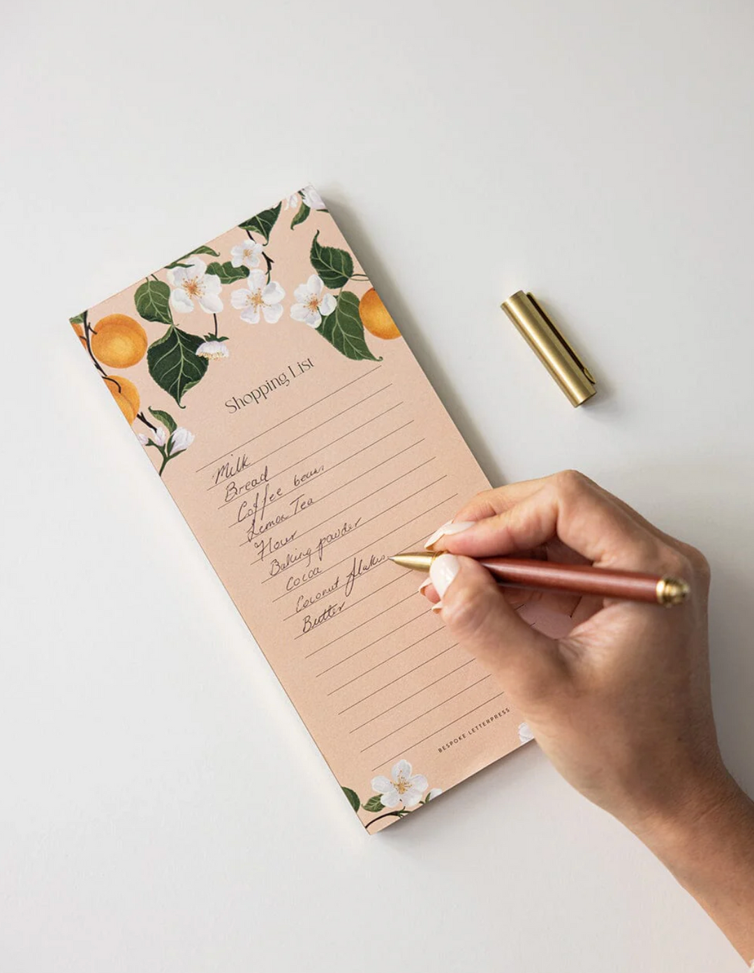 Bespoke Shopping List - Peaches