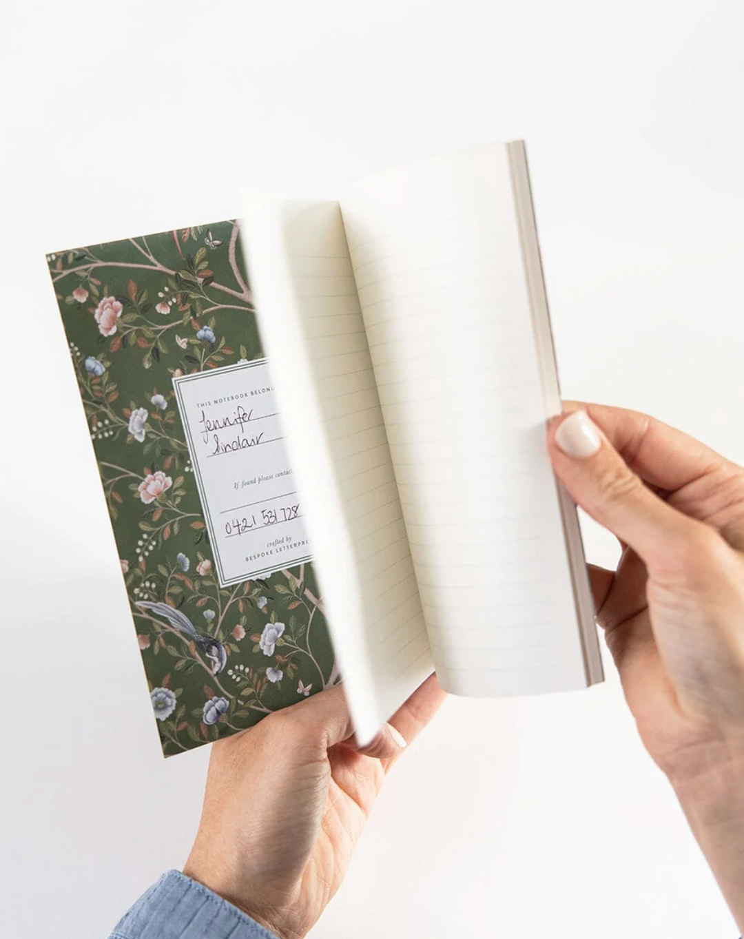 Bespoke Pocket Notebook - Camellia Tree