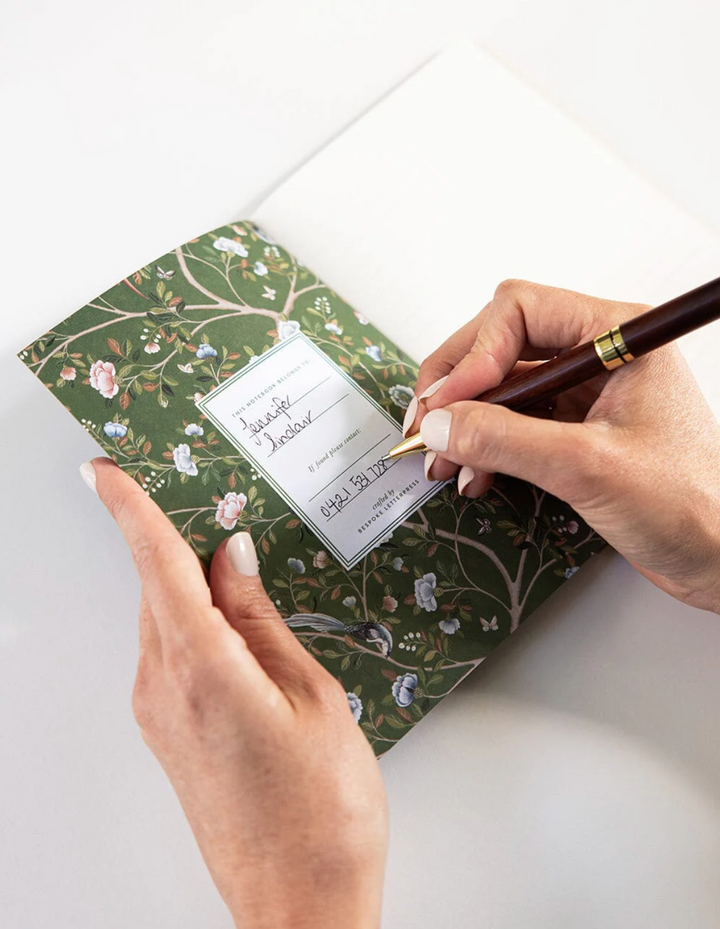 Bespoke Pocket Notebook - Camellia Tree