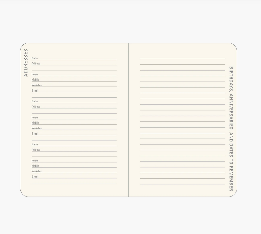 2026 Weekly Diary - Floral Paradise 16 Month