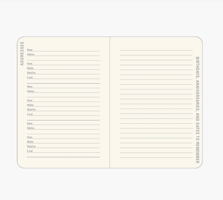 2026 Weekly Diary - Floral Paradise 16 Month