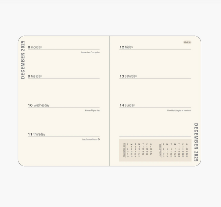 2026 Weekly Diary - Sunflower Dreams 16 Month