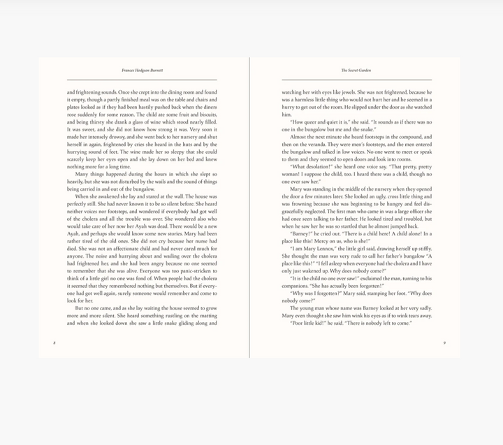 Book - Secret Garden Masterpiece Library Edition