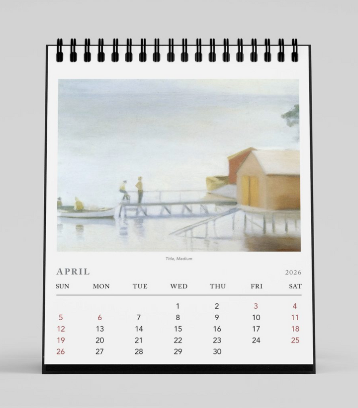 BIP 2026 Desk Calendar - Clarice Beckett