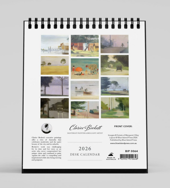 BIP 2026 Desk Calendar - Clarice Beckett