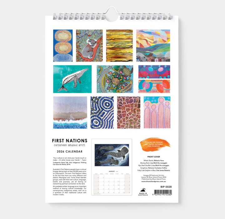 BIP 2026 Wall Calendar - First Nations
