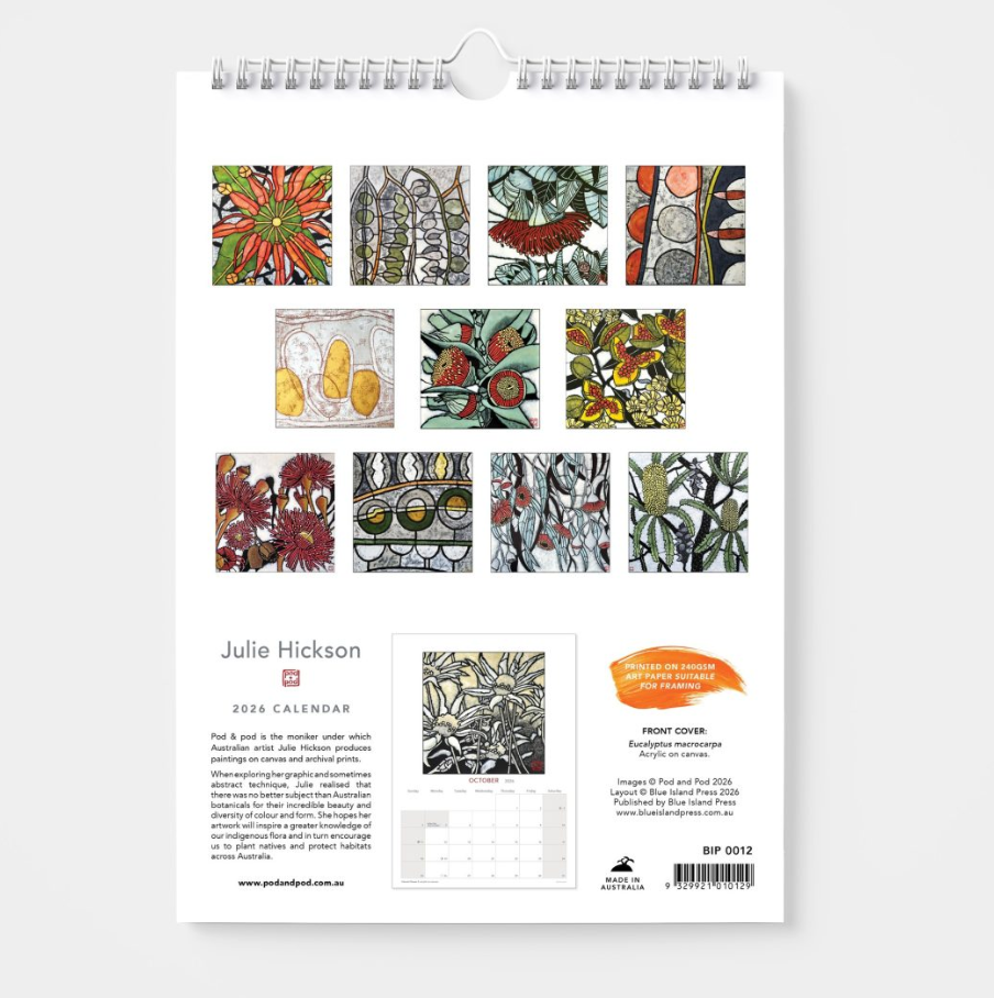 BIP 2026 Wall Calendar - Julie Hickson