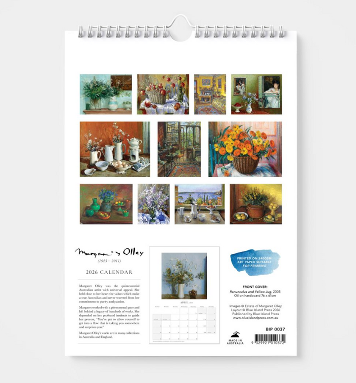 BIP 2026 Wall Calendar - Margaret Olley