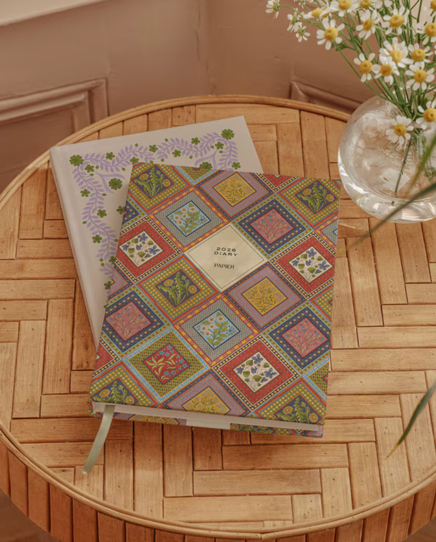 Papier 2026 Weekly Diary - Flora & Folklore