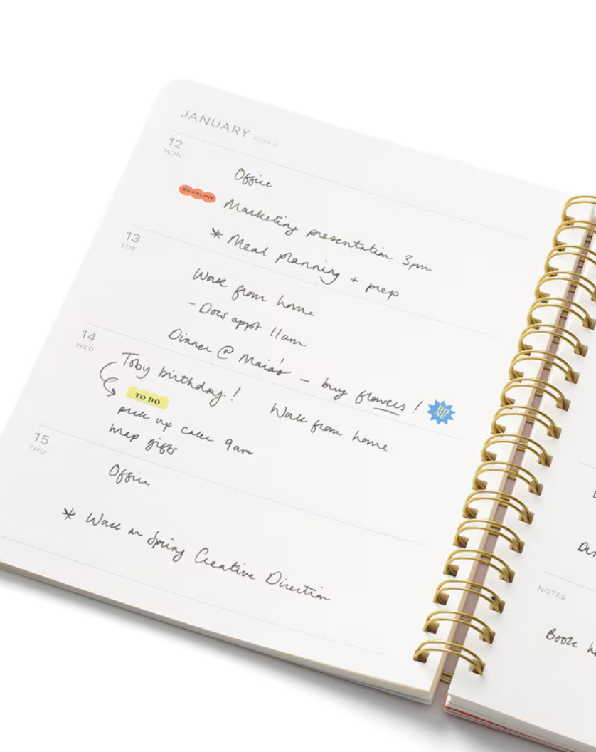 Papier 2026 Weekly Diary - Joy Off White