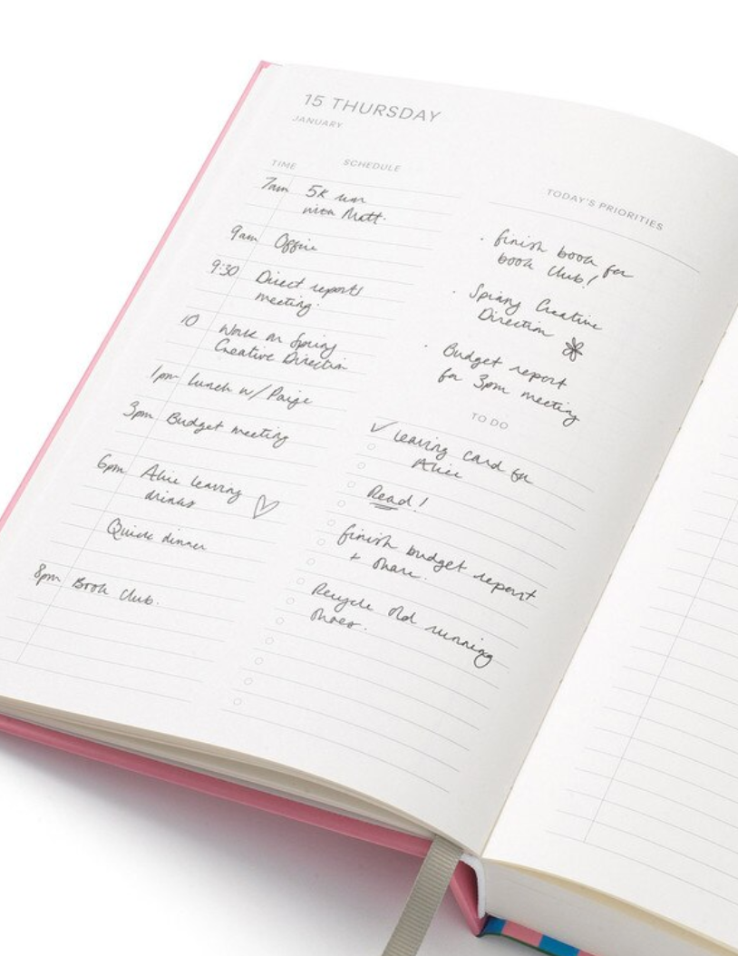 Papier 2026 Daily Diary - Fresh Cherries