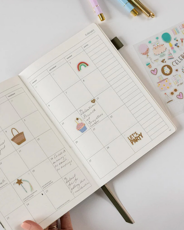 Bespoke 2026 Weekly Planner Notebook - FairyWren