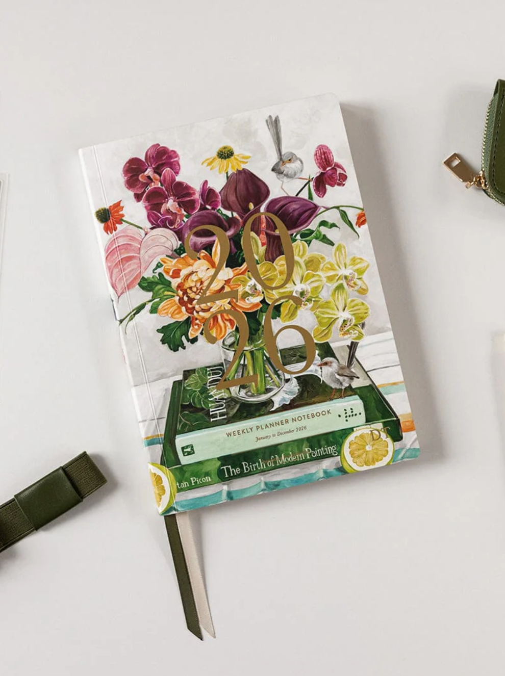 Bespoke 2026 Weekly Planner Notebook - FairyWren