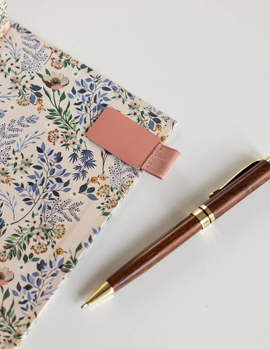 Bespoke Adhesive Rectangle Pen Loop - Tea Rose Pink