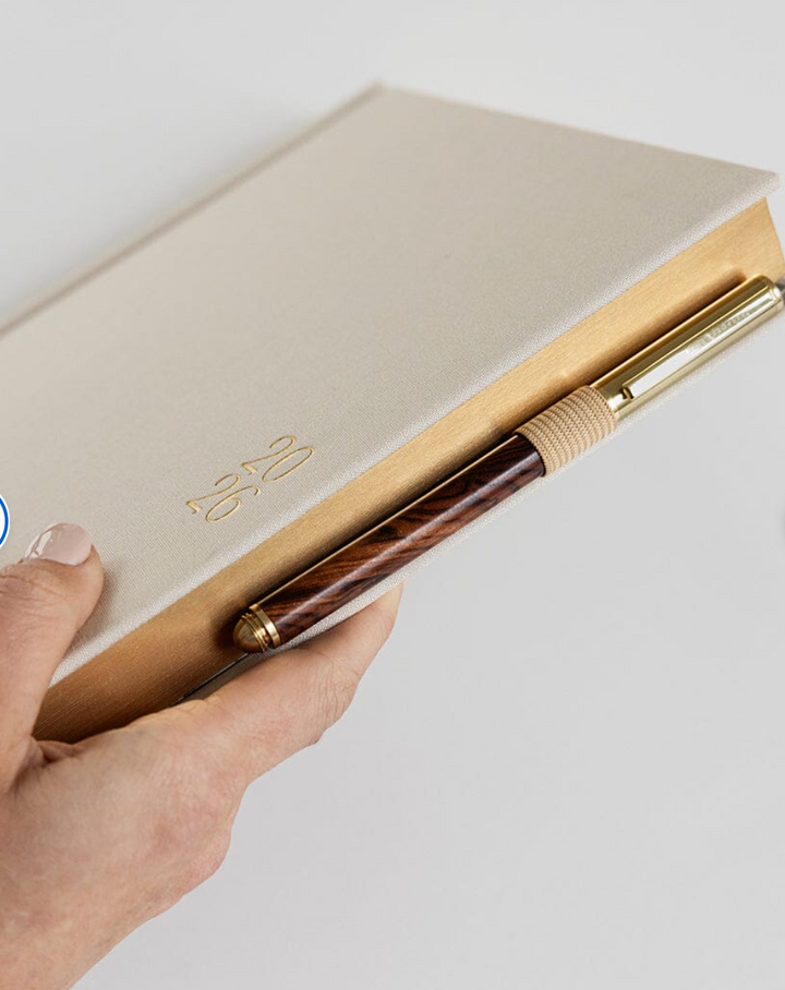 Bespoke Adhesive Rectangle Pen Loop - Gold